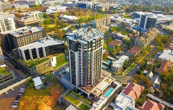 Sandton Skye Premium Suites & Penthouses ヨハネスブルグ エクステリア 写真